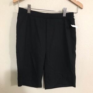 Something Navy black leggings shorts Viking high rise NWT Sz S workout Athletic